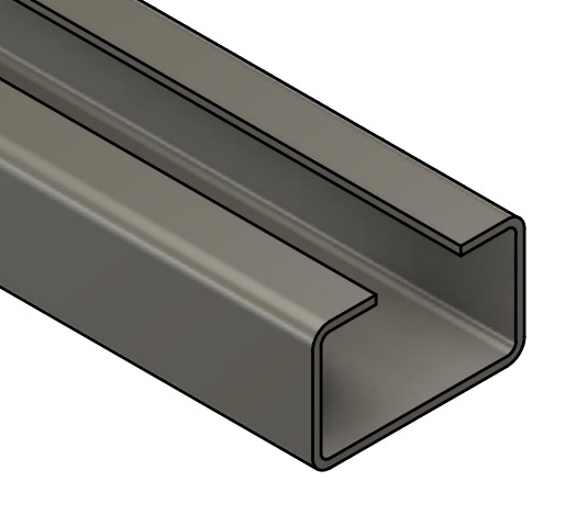 C-PROFIILI NO 1 (C 50X30X22X3) 6 M