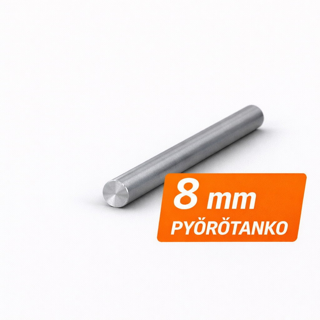Pyörötanko 8mm S355J2  H9