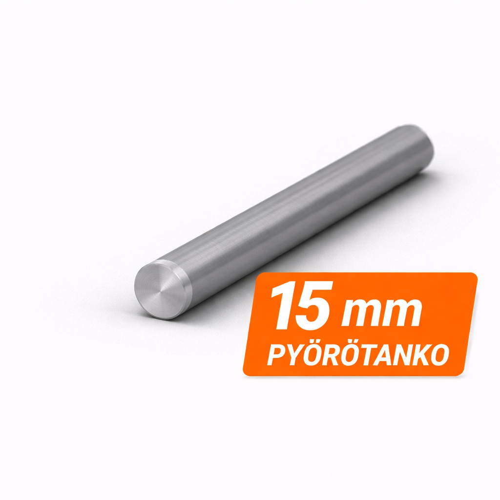 Pyörötanko 15mm S355J2  H9