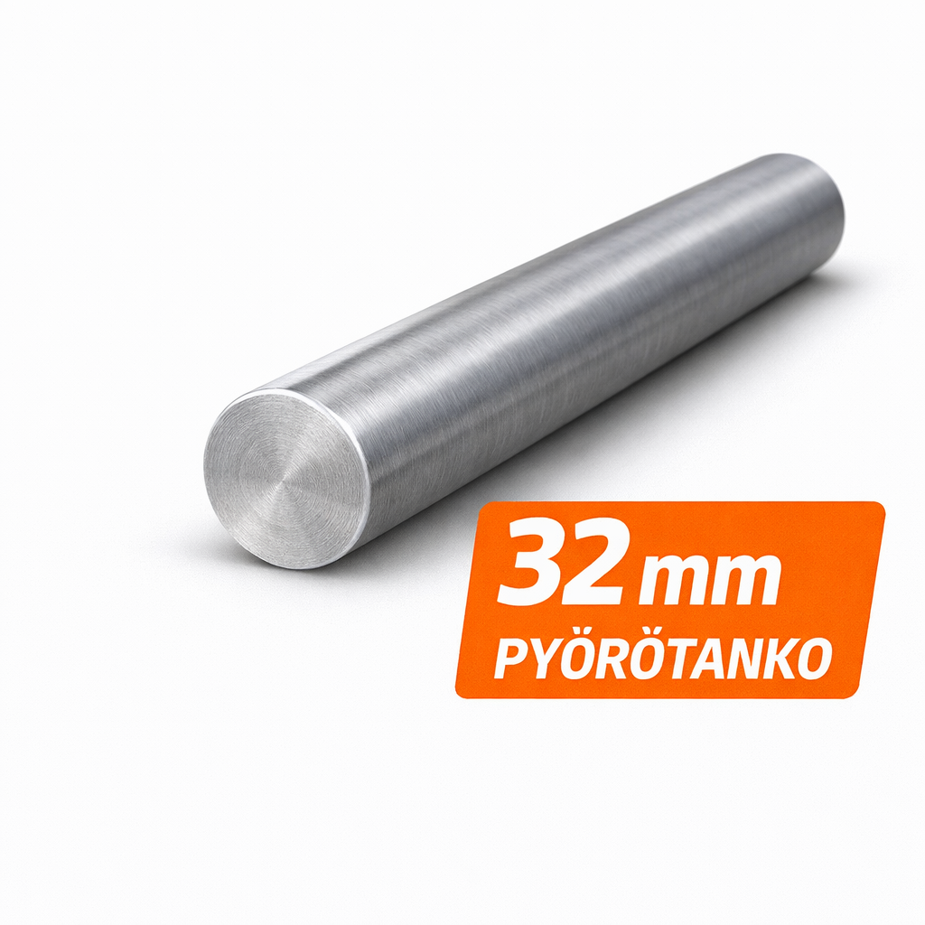 Pyörötanko 32mm S355J2  H9 