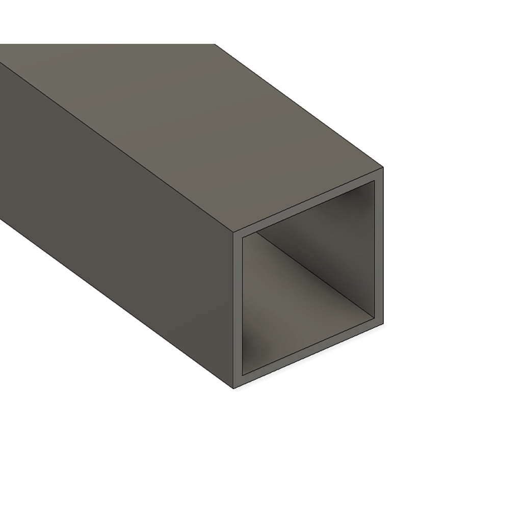 25X25X2 MM AL.RÖR