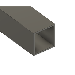 [2919] 40X40X2 MM AL.RÖR